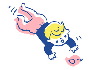 ハイハイする赤ちゃん