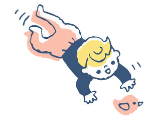 ハイハイする赤ちゃん