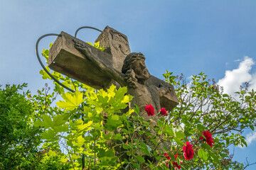 winnweiler, steinkruzifix