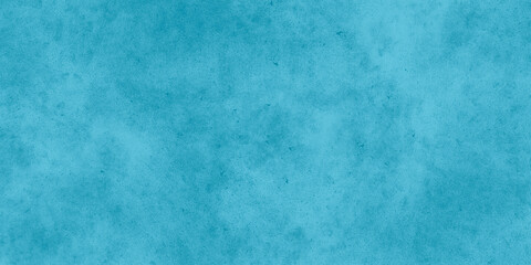 Abstract turquoise watercolor background with concrete wall effect