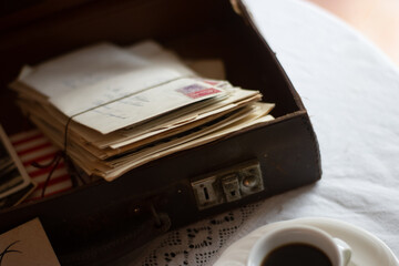 coffee and newspaper