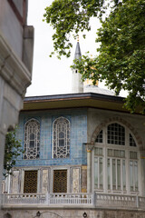 Fototapeta na wymiar Exterior of the Baghdad Kiosk at the Topkapi Palace in Istanbul, Turkey
