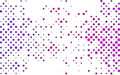 Light Pink vector template with circles.