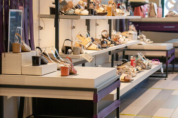 showroom in a shoe store