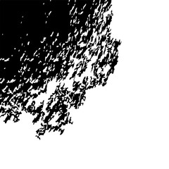 Abstract background - grunge style - corner border - design element - isolated - vector.