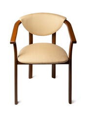 Modern design chair isolated on white background