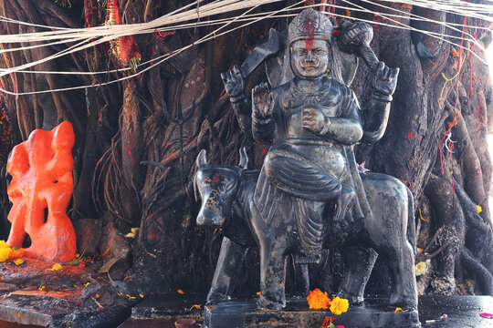 Shani dev is the Indian demigod of the planet Saturn.