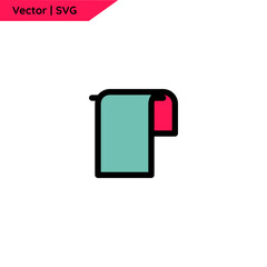 Bathroom equipment icon.