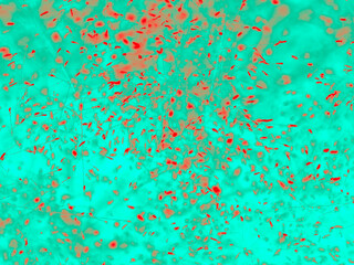 Red aqua blue abstract background.