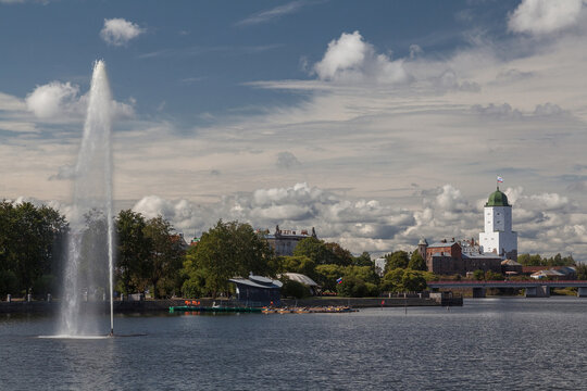 Vyborg Bay Embankment Landscape