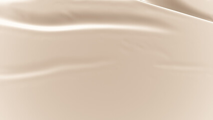 Silver silk. Beautifully laid fabric. Glamour horizontal background. High resolution.