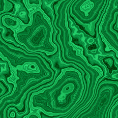 Fototapeta na wymiar Seamless texture malachite. Green stone background.
