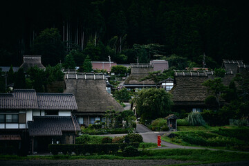 京都府　かやぶきの里