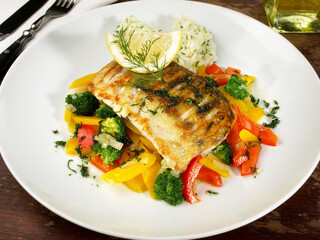 Sander Fillet with Vegetables - Pikeperch