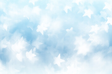 Blurred of bokeh light in pastel colored for background.