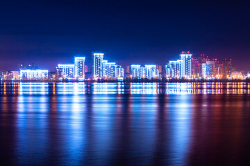 Fototapeta premium view of Kazan at night