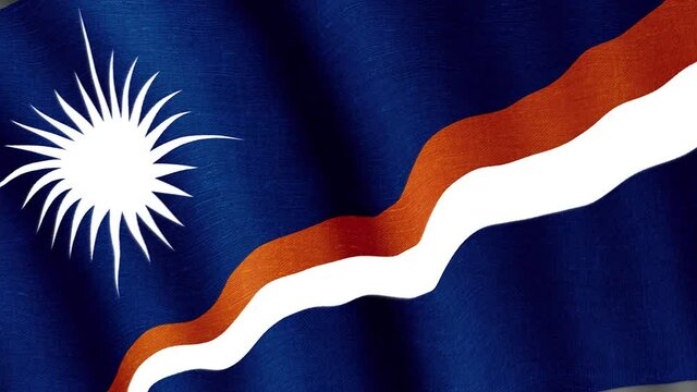 Marshall Islands. State flag of the country