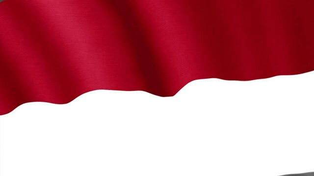 Monaco. State flag of the country