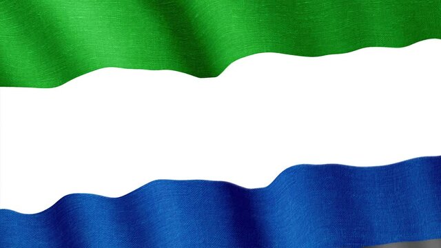 Sierra Leone. State flag of the country