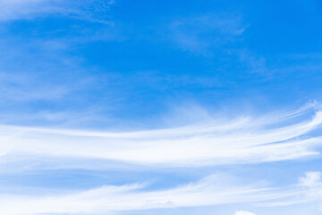 Fototapeta premium Blue sky with cloud with beautiful white clouds.