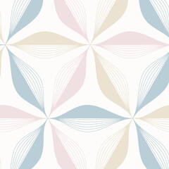 abstract flower pattern, repeating half linear and half bold flower. Pattern is clean for fabric, wallpaper and printing. Pattern is on swatches panel
