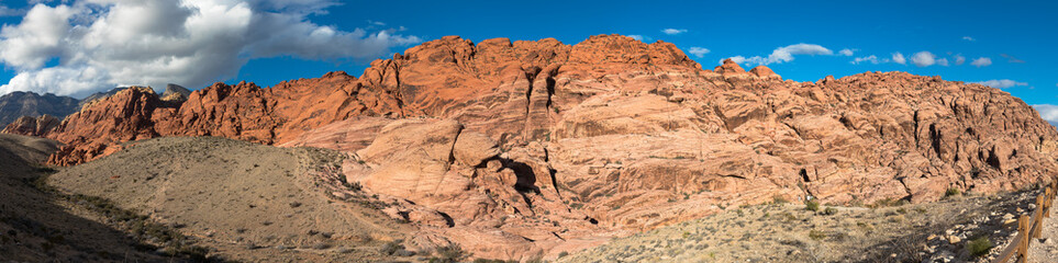 Panoramic views of Red Rock Canyon, Near Las Vegas, Nevada, USA