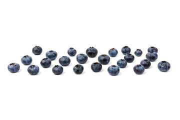 Blueberry isolated. Blueberry on white background. Bilberry. Clipping path.