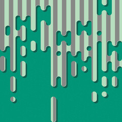 Abstract Rounded Color Lines halftone transition background illustration