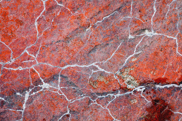 red stone surface, stone texture.