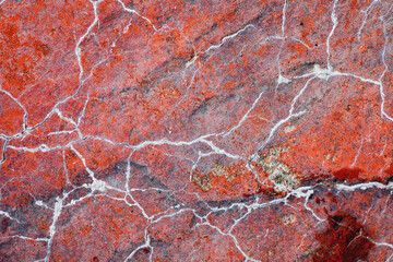 red stone surface, stone texture.
