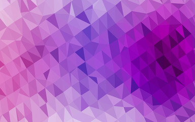 Light Purple vector low poly layout.