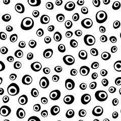 Light Silver, Gray vector seamless cover with circles.