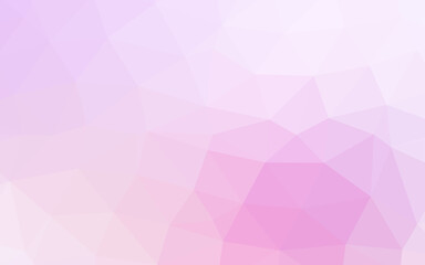 Obraz premium Light Pink, Blue vector abstract polygonal cover.
