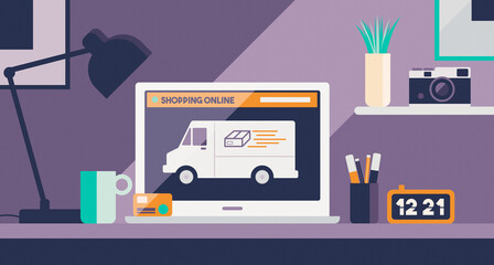 Online shopping and home delivery