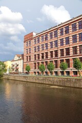 Factory district in Leipzig, Germany