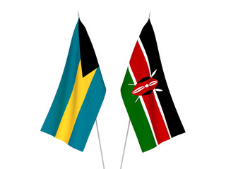 Kenya and Commonwealth of The Bahamas flags