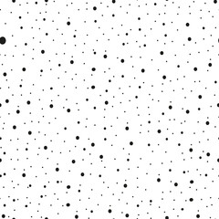 Polka Dot Pattern, Seamless Vector Background.