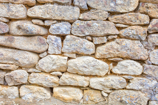 vieux mur en pierre de couleur crème