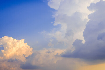 Fototapeta na wymiar Blue sky abstract background.