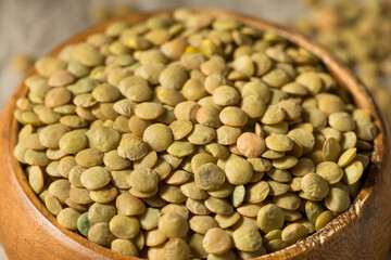 Dry Green Organic Lentils