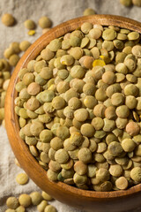 Dry Green Organic Lentils