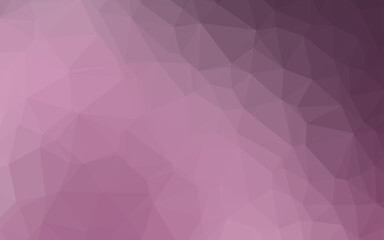 Light Pink vector polygon abstract backdrop.