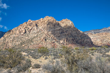 Fototapeta na wymiar Views of Red Rock Canyon, near Las Vegas, Nevada, USA