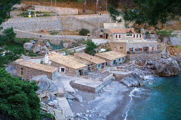 Obraz premium Sa Calobra village, Majorca island, Spain
