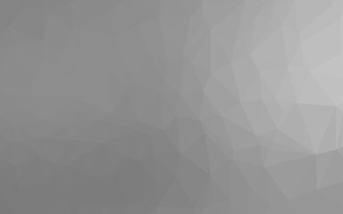 Fototapeta premium Light Silver, Gray vector low poly texture.