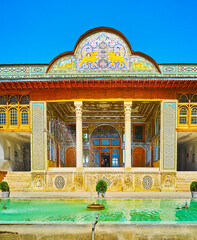 The palaces of Shiraz, Qavam House, Iran
