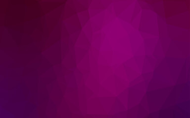 Light Purple vector abstract polygonal cover.