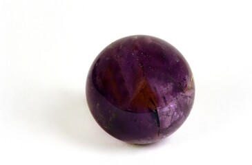 Ametrine Stone against White Background