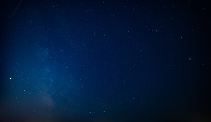 天の川がうっすら見える夜空　　　バンクーバー　ブリティッシュコロンビア　カナダ　　
