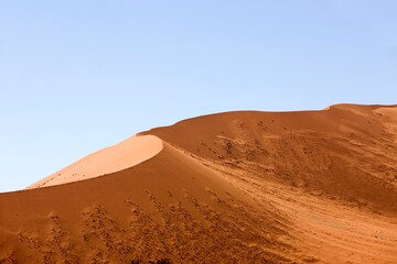 Fototapeta na wymiar Sossulsvlei Dunes in Namib Desert, Namib Naukluft Park in Namibia